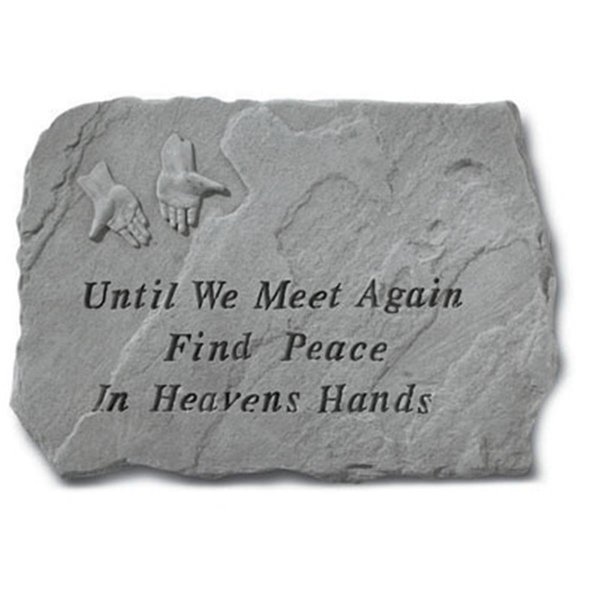 Kay Berry - Inc. Until We Meet Again Find Peace In Heavens Hands - Memorial - 18 Inches x 13 Inches KA313507